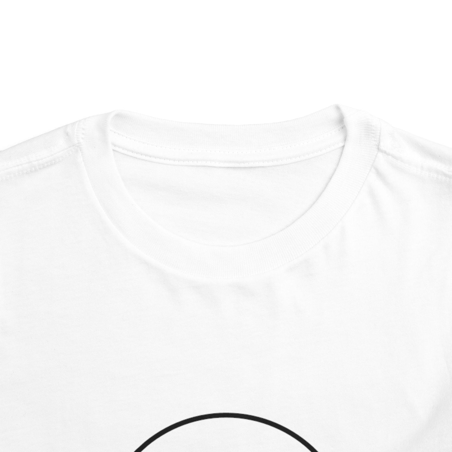 Toddler Tee — "Born to Sparkle" Retro Disco Smiley Graphic