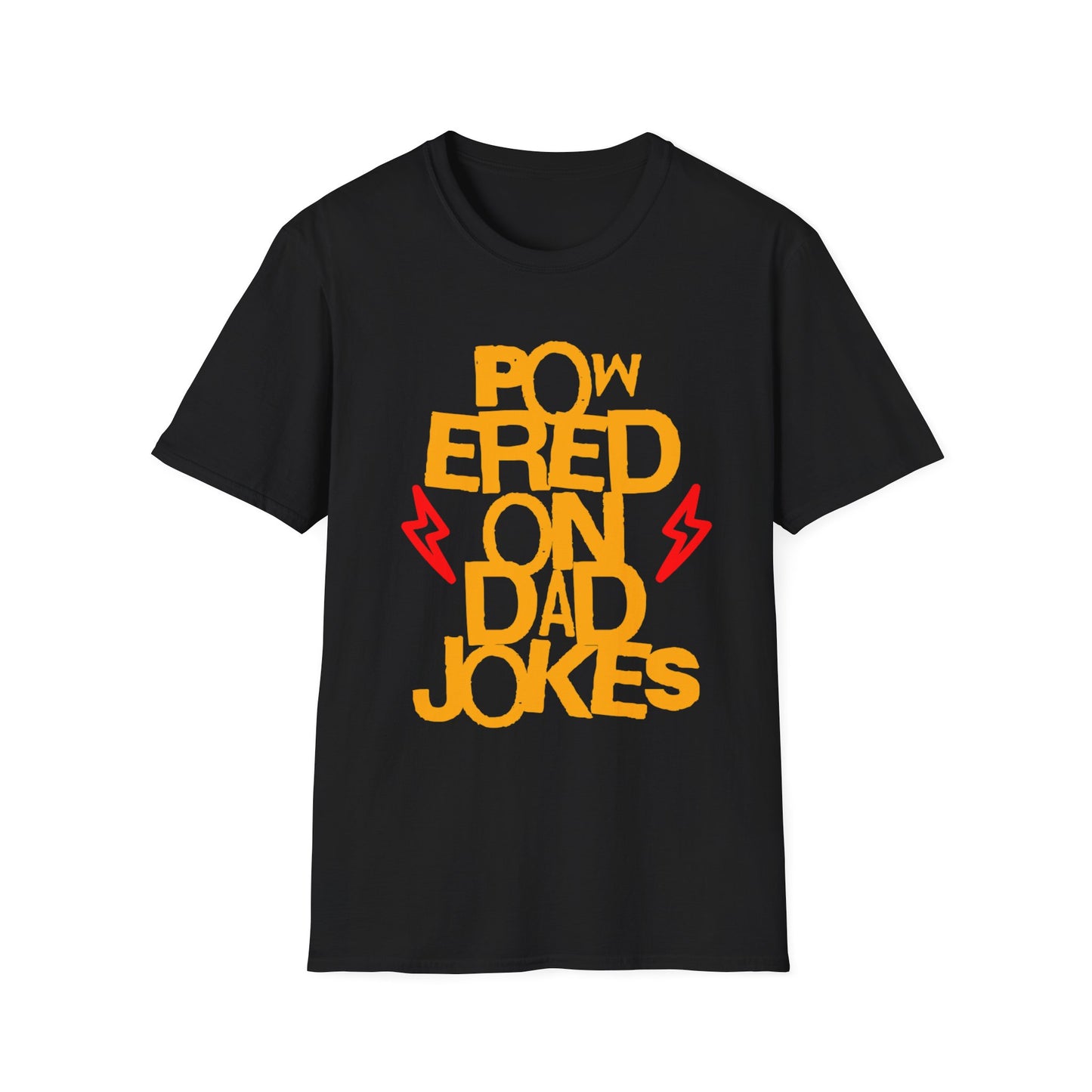 Powered on Dad Jokes T-Shirt