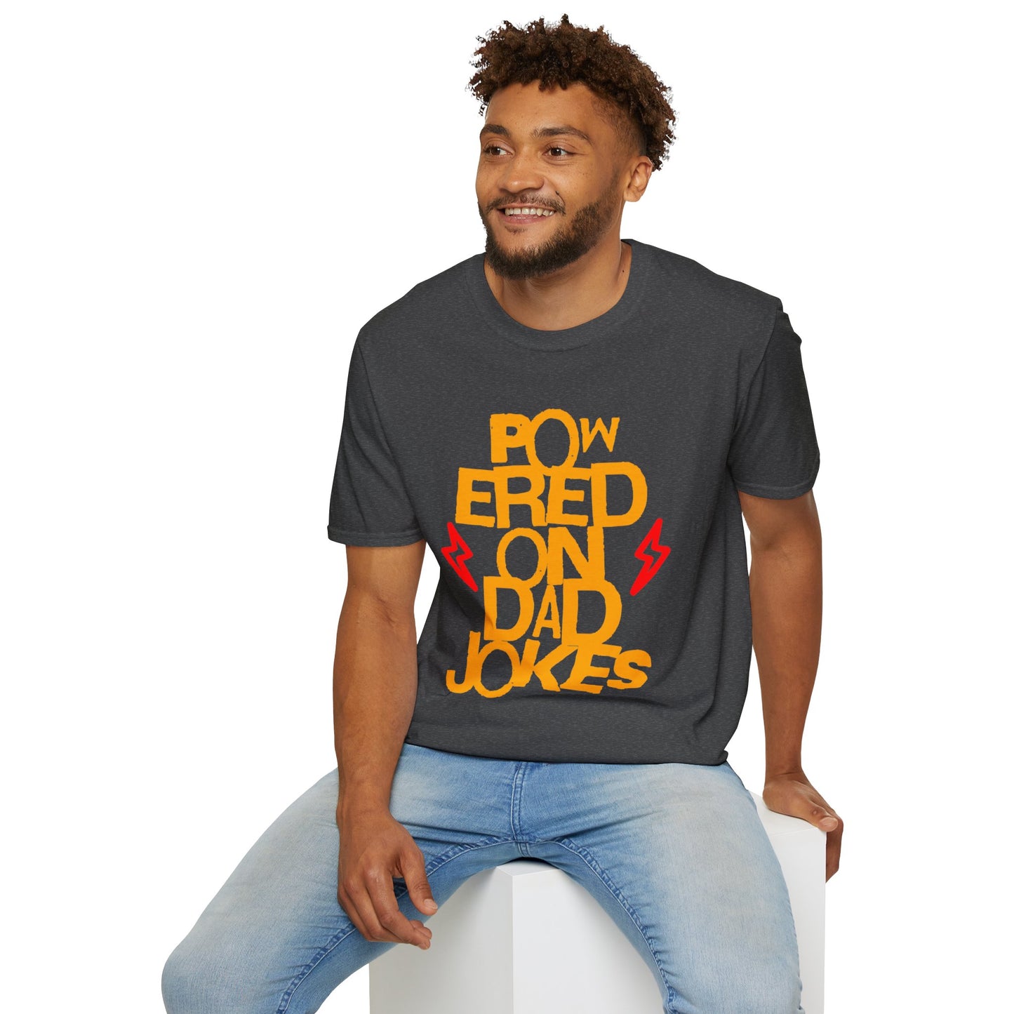 Powered on Dad Jokes T-Shirt