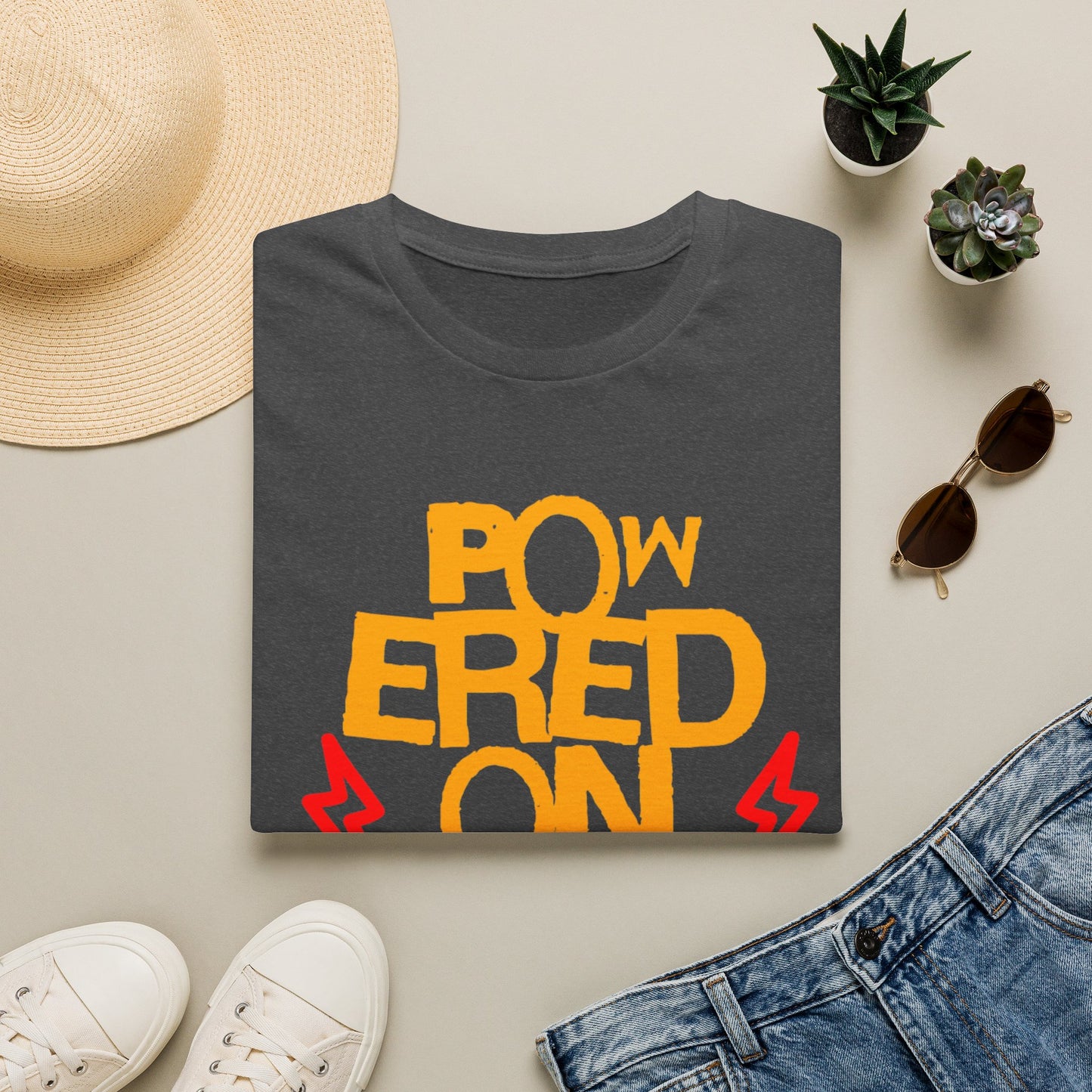 Powered on Dad Jokes T-Shirt