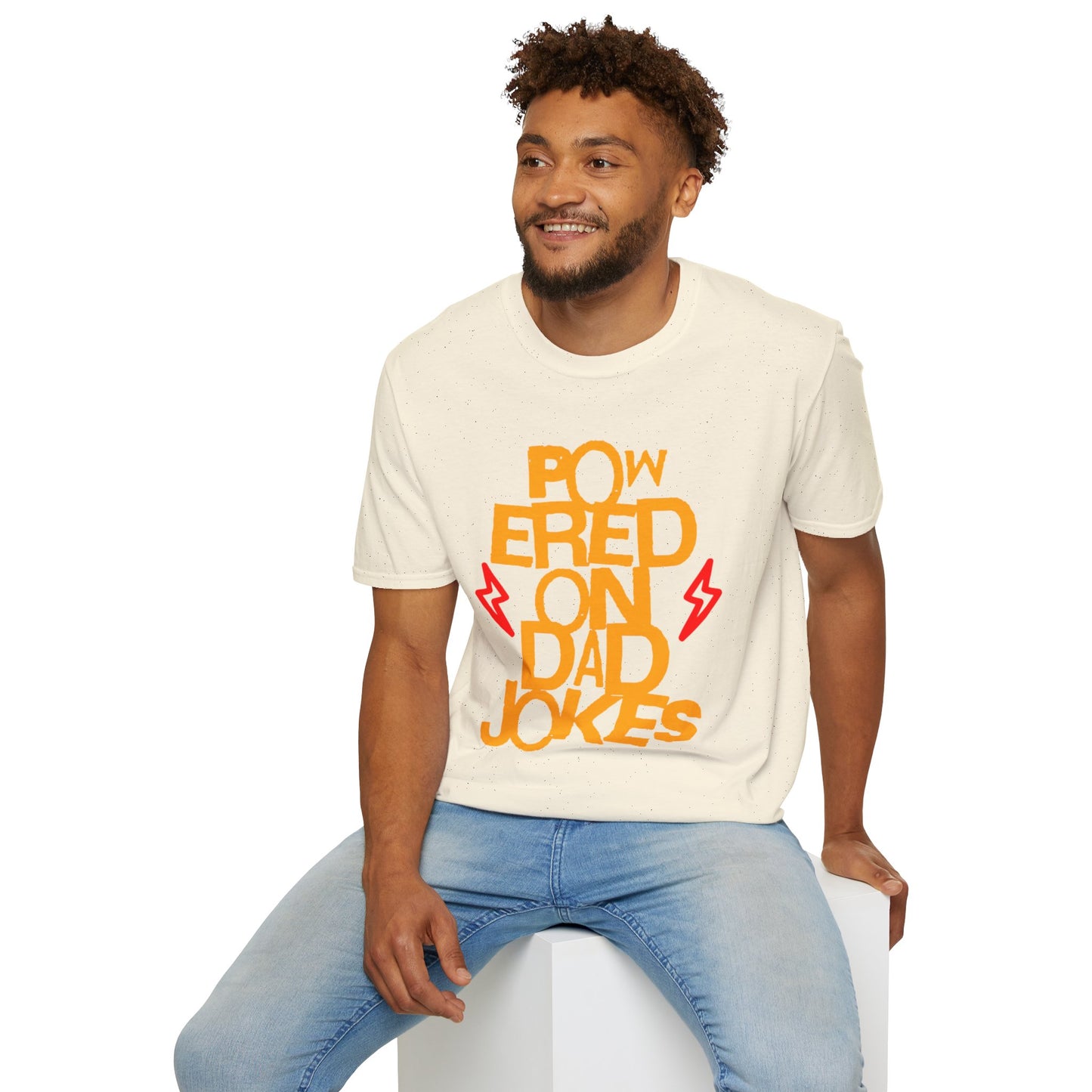 Powered on Dad Jokes T-Shirt