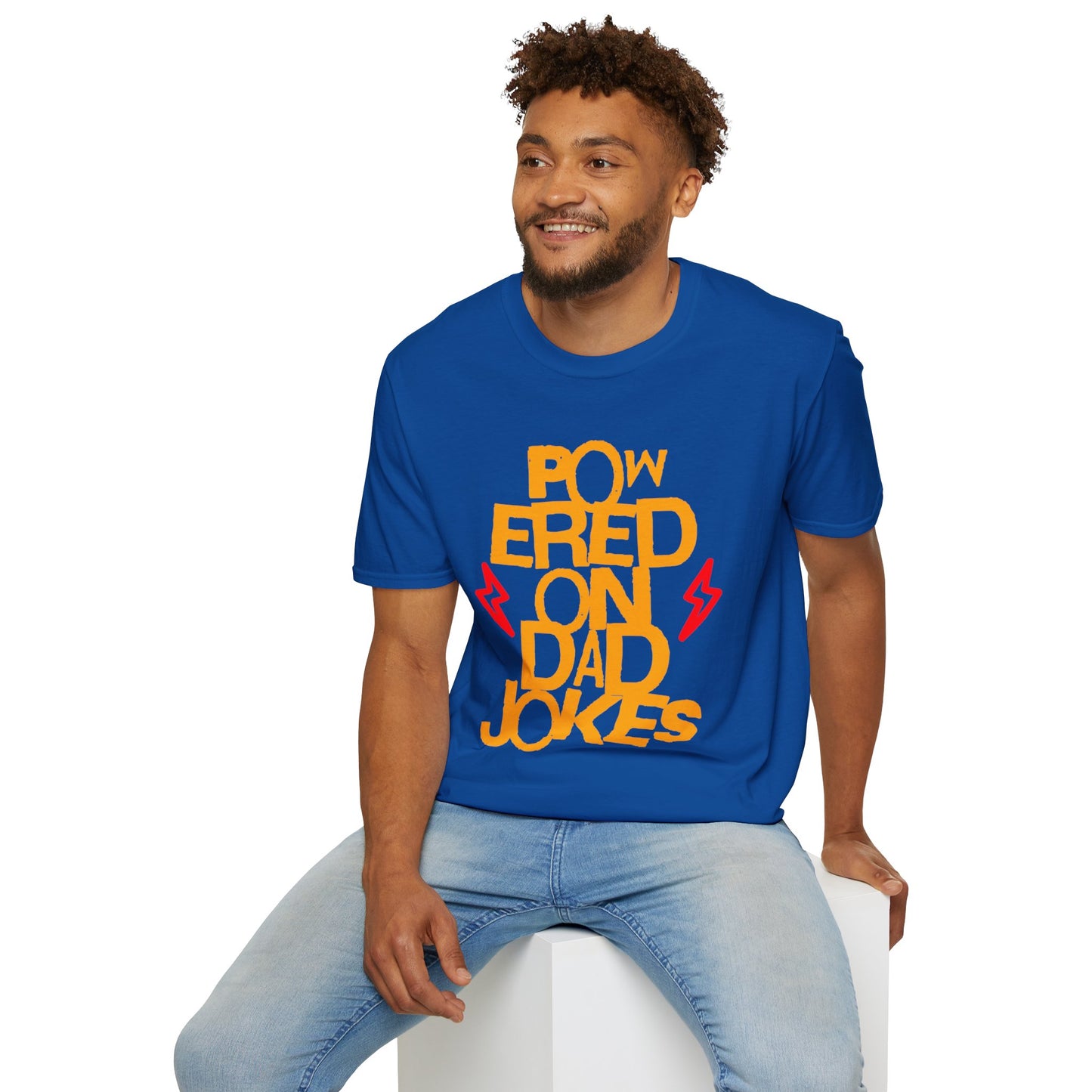 Powered on Dad Jokes T-Shirt