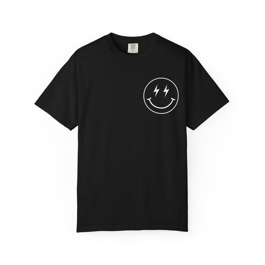 Retro "You Just Happen to Be Here" Graphic T-Shirt