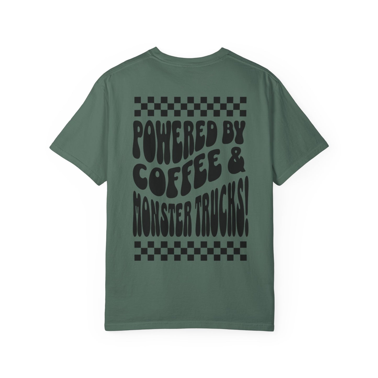 Powered by Coffee & Monster Trucks T-Shirt