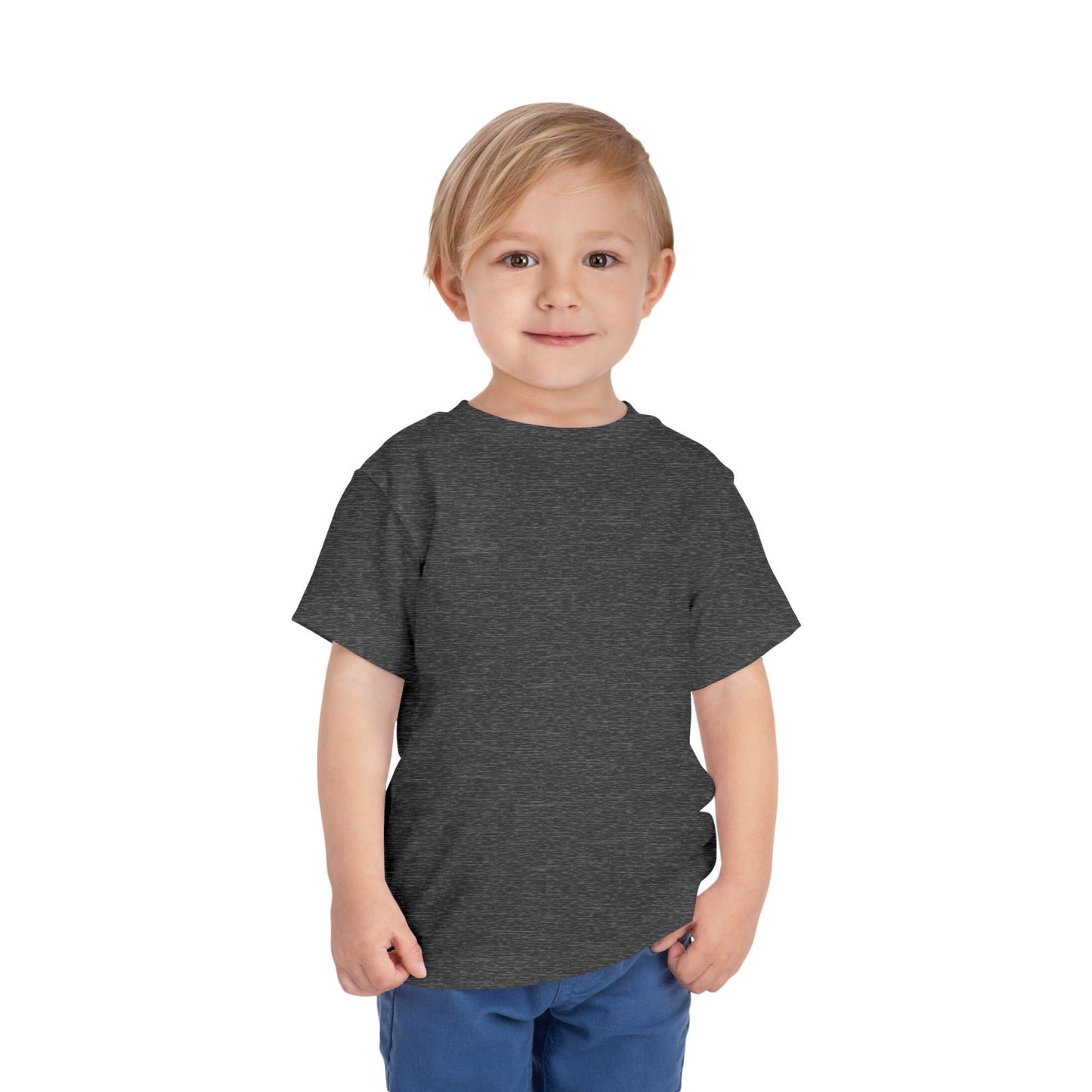 Toddler Tee — "Lil Pit Crew" Checkerboard Graphic