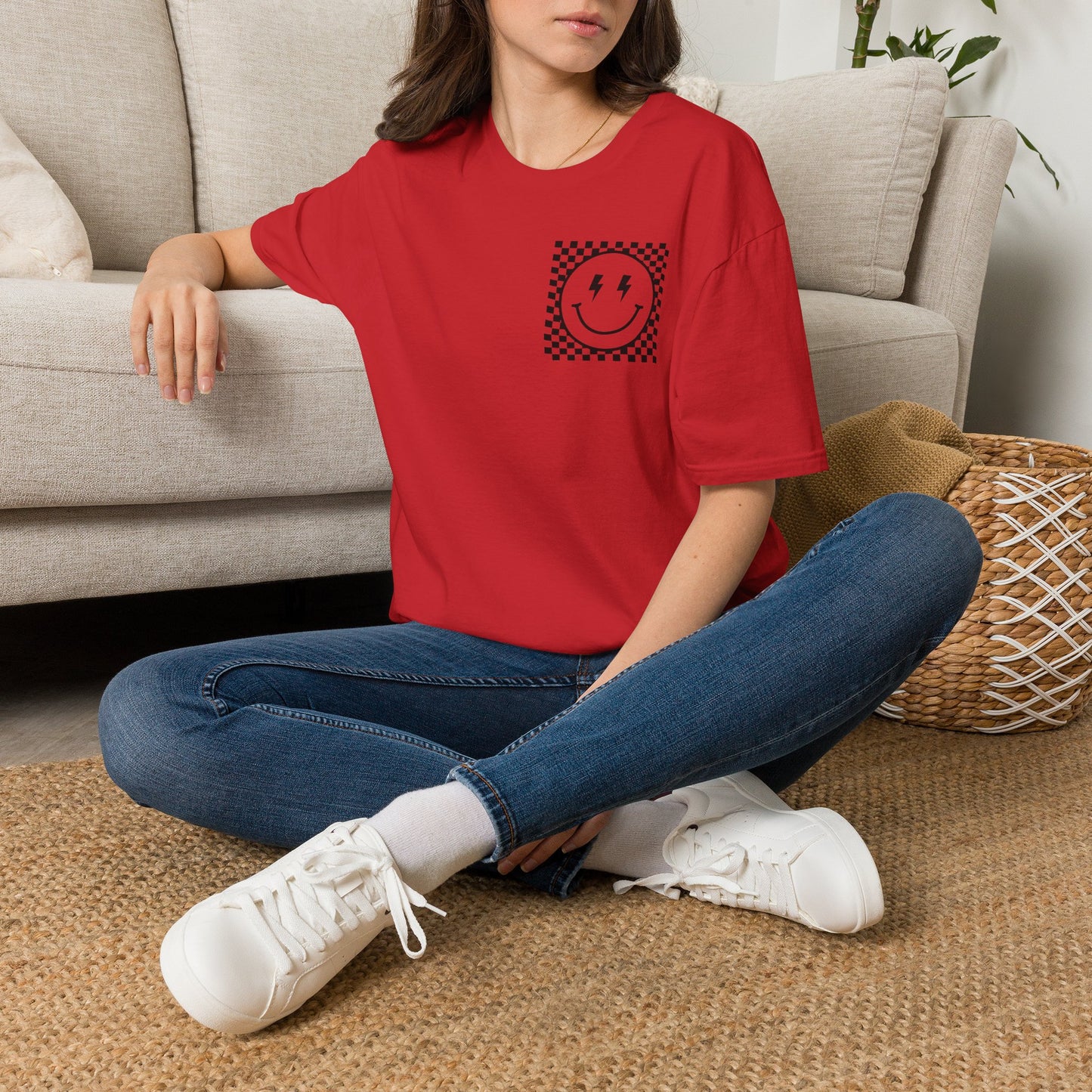 Pit Crew Mom Checkerboard T-Shirt