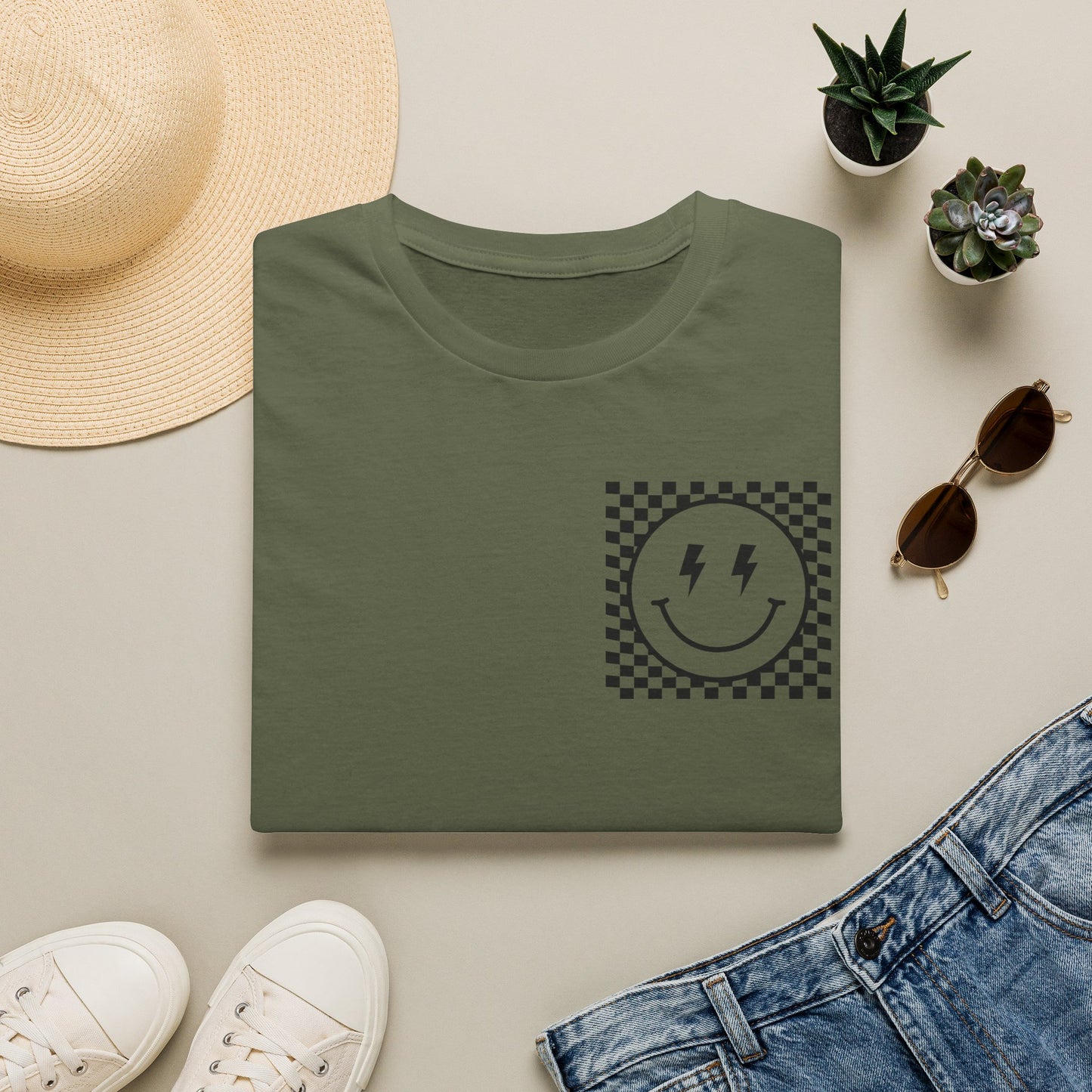 Pit Crew Mom Checkerboard T-Shirt