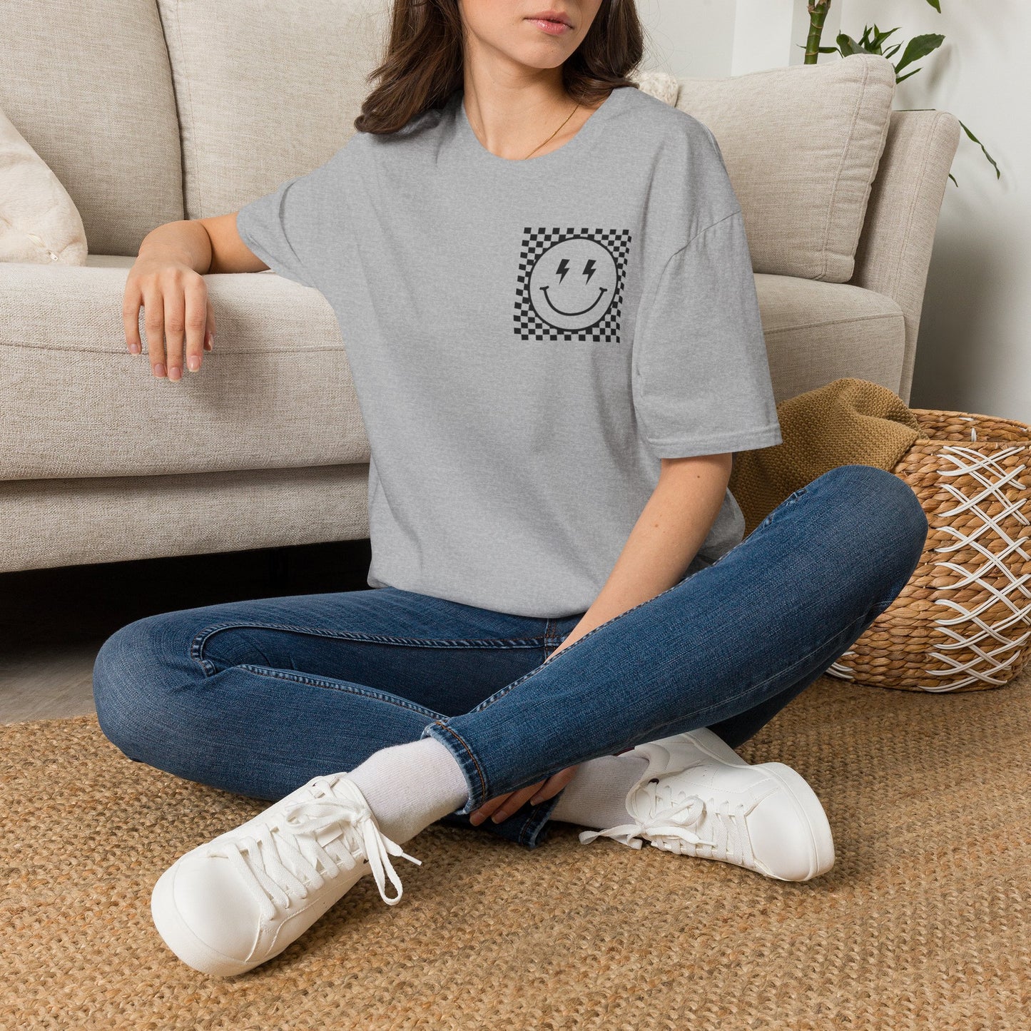 Pit Crew Mom Checkerboard T-Shirt