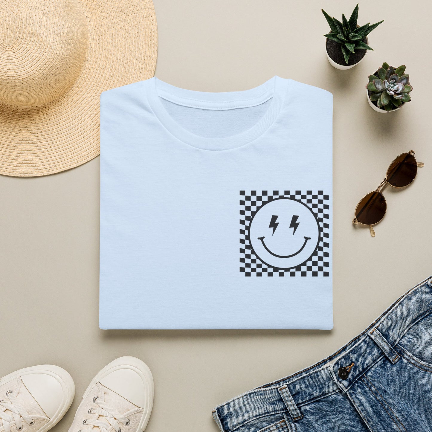 Pit Crew Mom Checkerboard T-Shirt