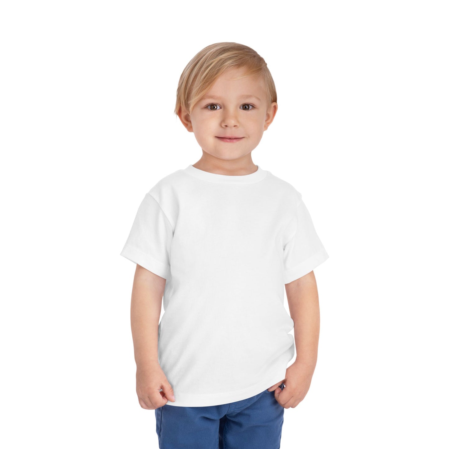 Toddler Tee — "Lil Pit Crew" Checkerboard Graphic