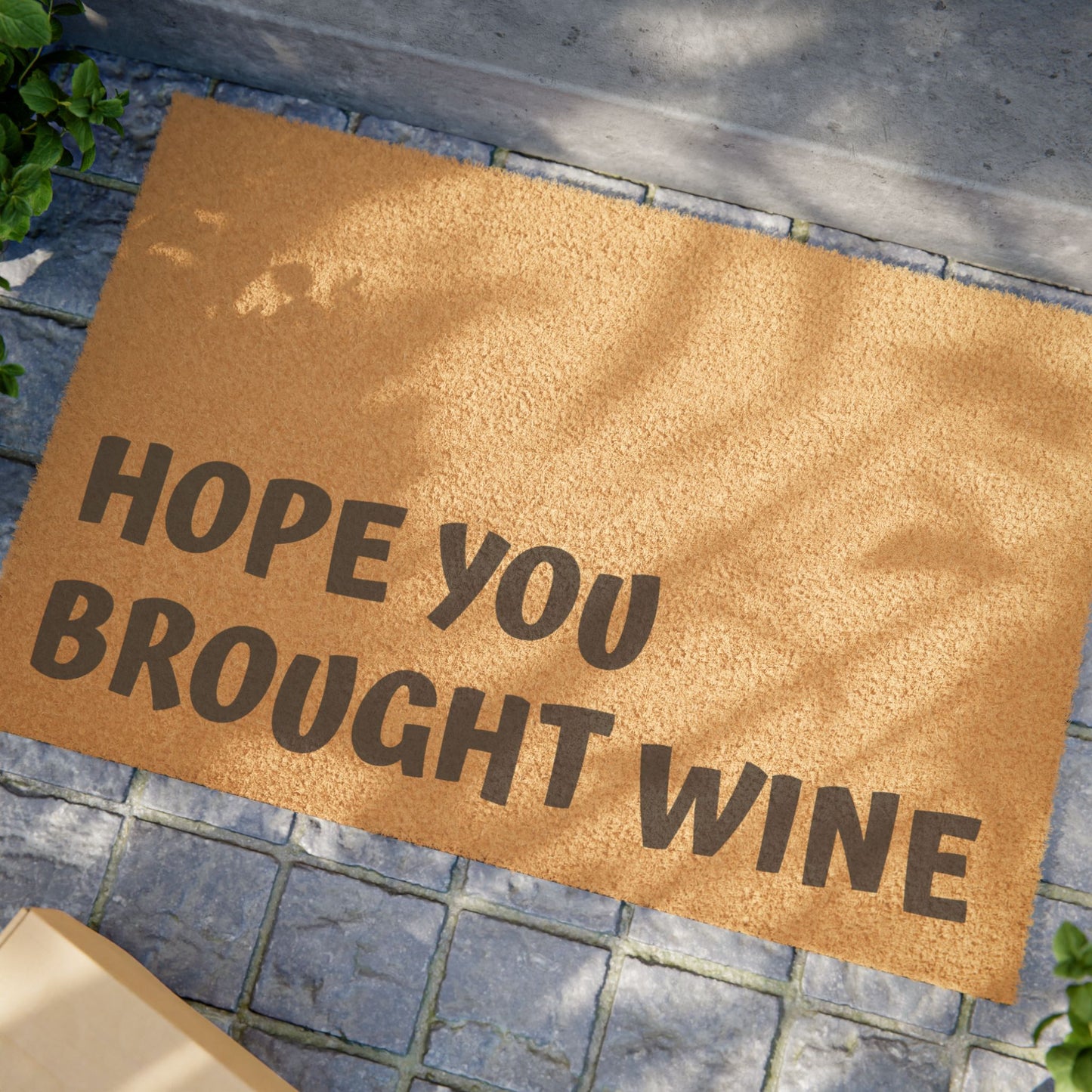Hope You Brought Wine Doormat