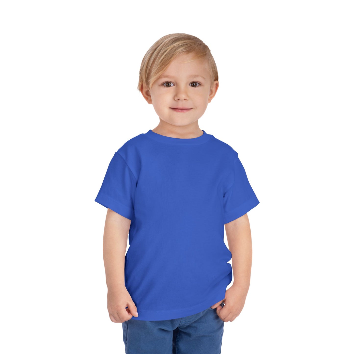 Toddler Tee — "Lil Pit Crew" Checkerboard Graphic