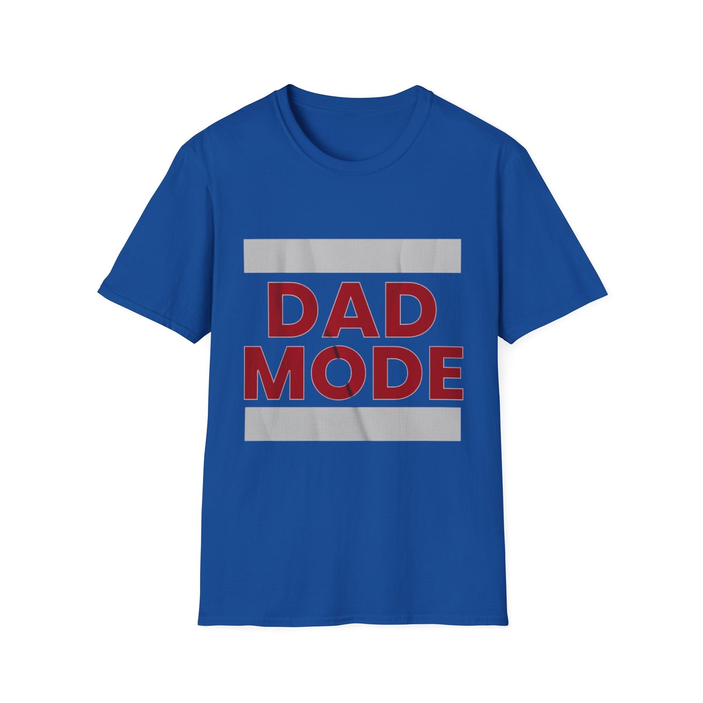 Dad Mode T-Shirt — Bold Red Graphic Fatherhood Tee