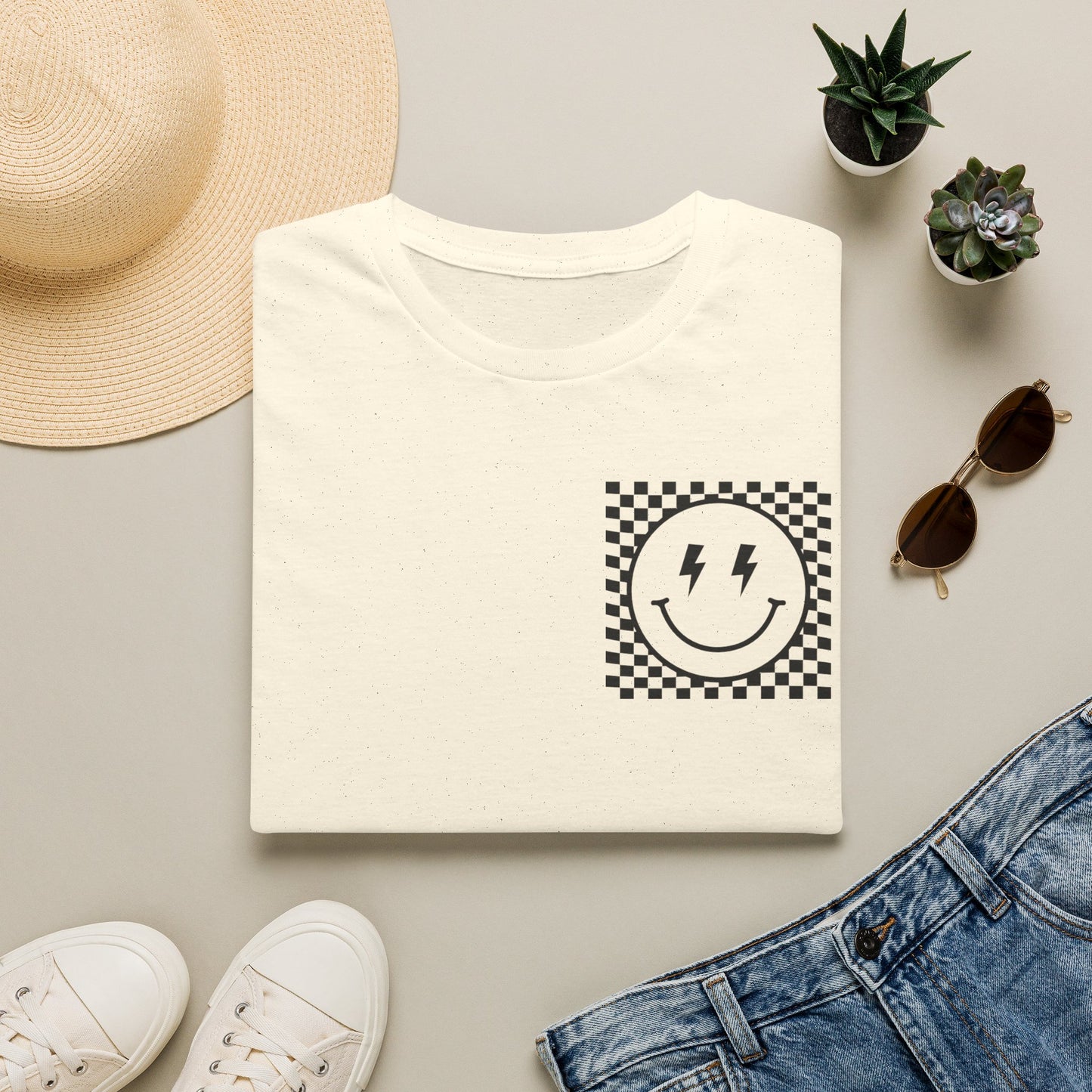Pit Crew Mom Checkerboard T-Shirt