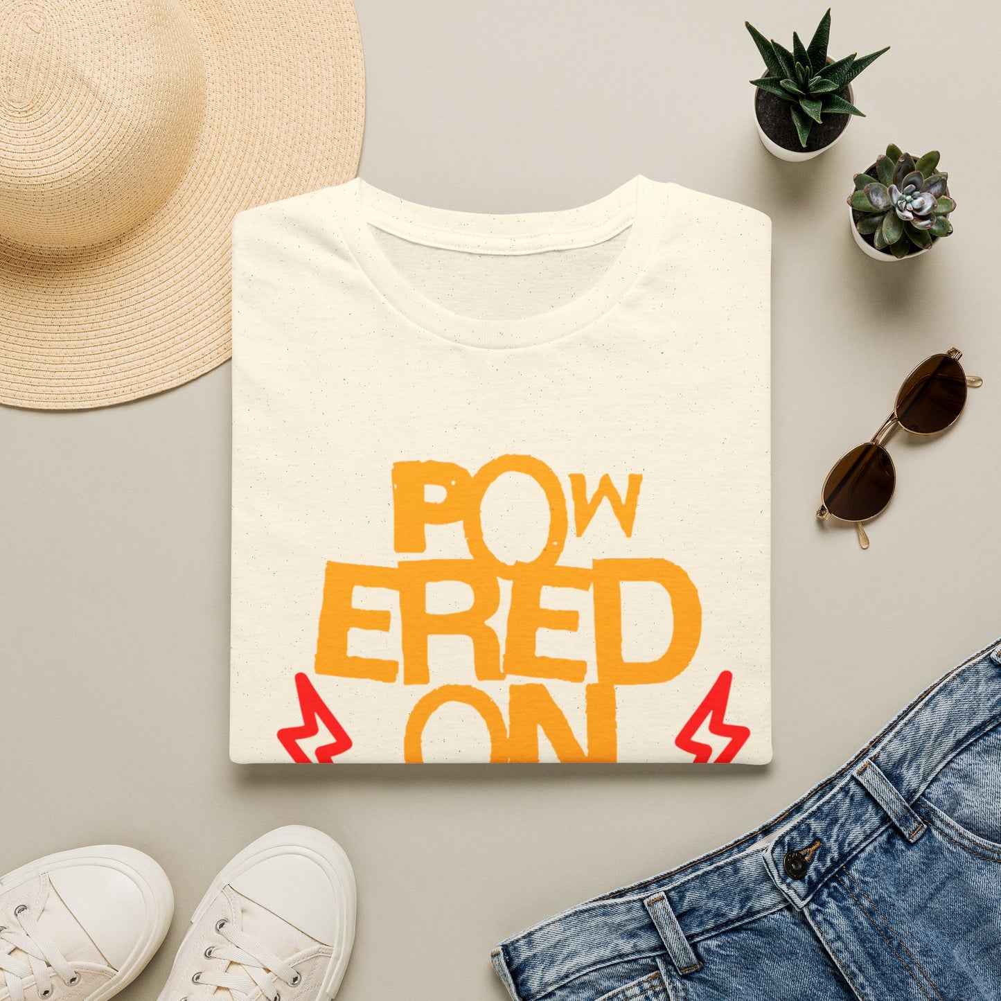 Powered on Dad Jokes T-Shirt