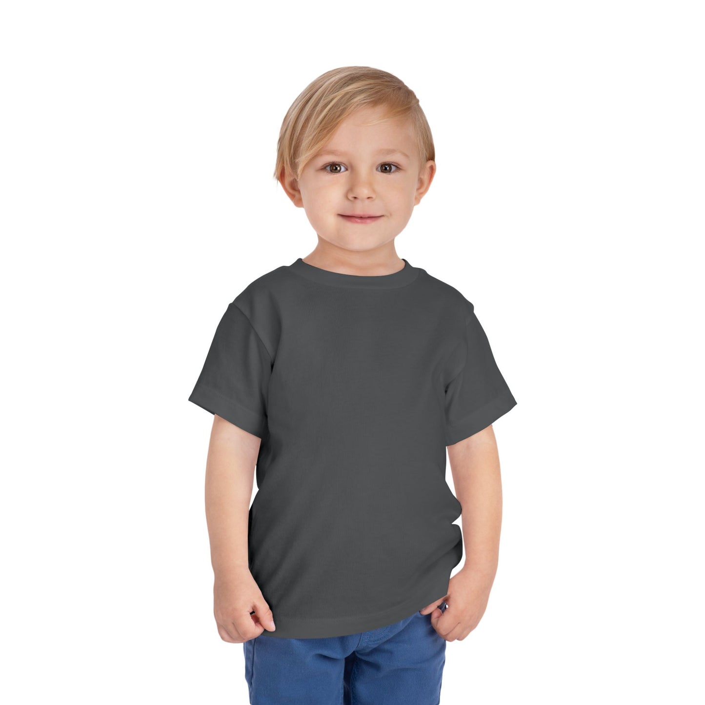 Toddler Tee — "Lil Pit Crew" Checkerboard Graphic
