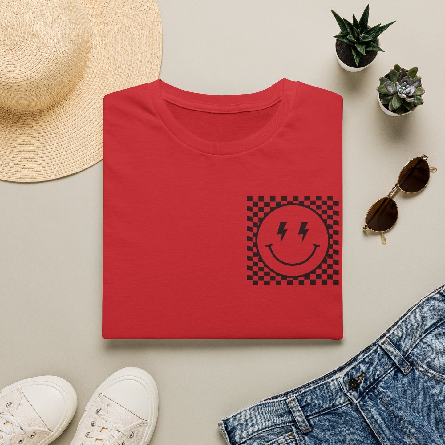 Pit Crew Mom Checkerboard T-Shirt