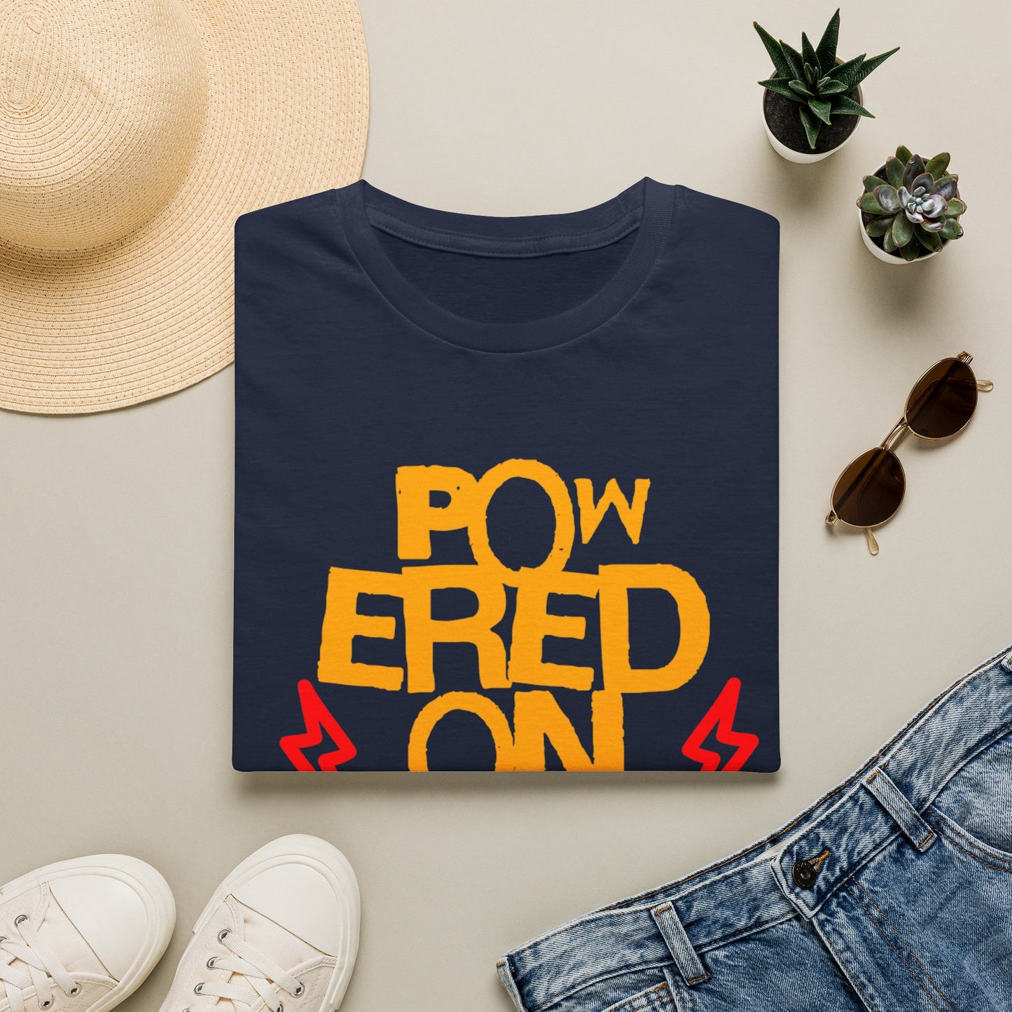 Powered on Dad Jokes T-Shirt