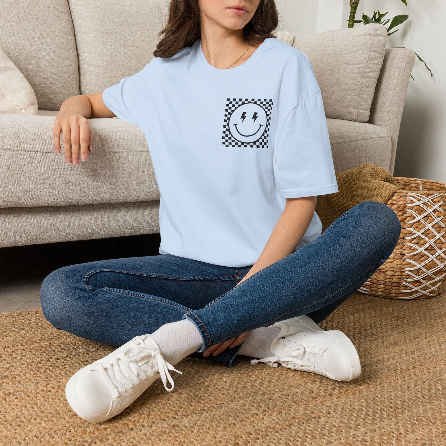 Pit Crew Mom Checkerboard T-Shirt