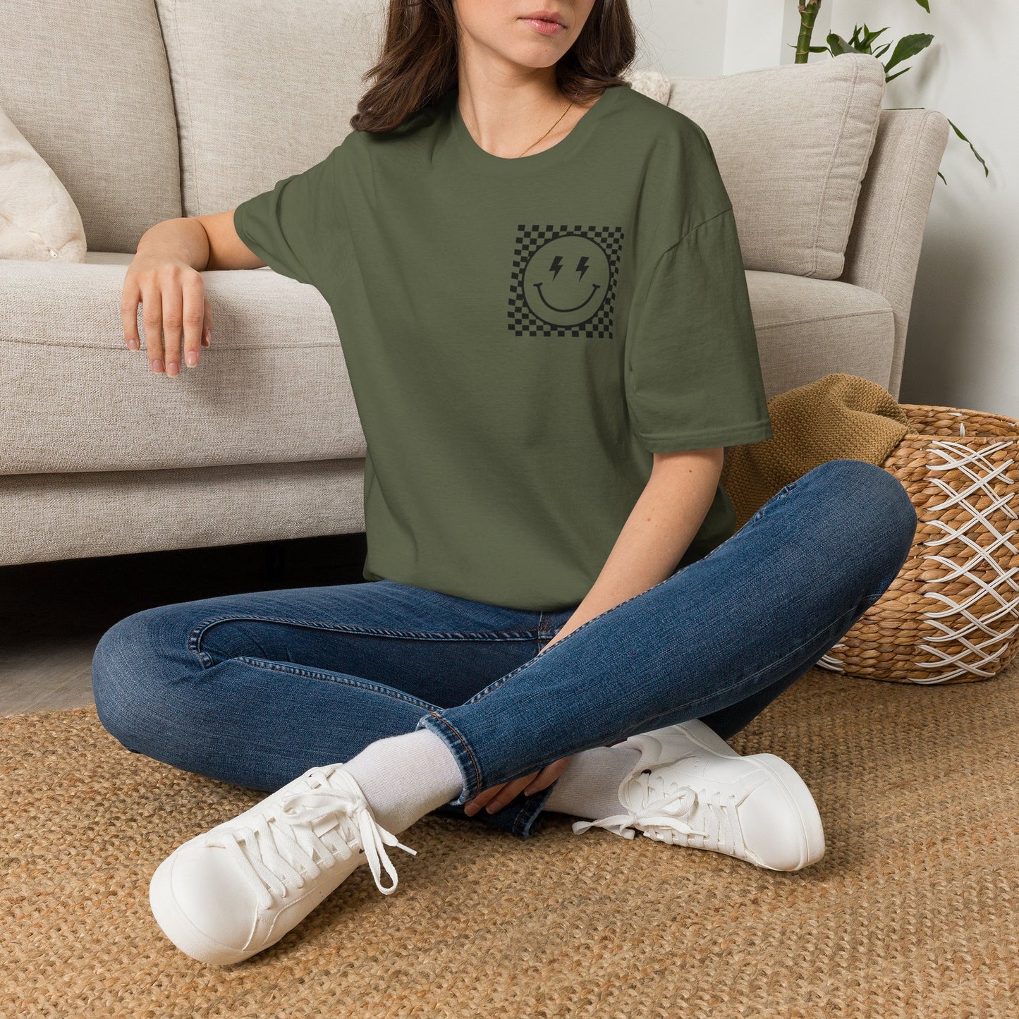 Pit Crew Mom Checkerboard T-Shirt
