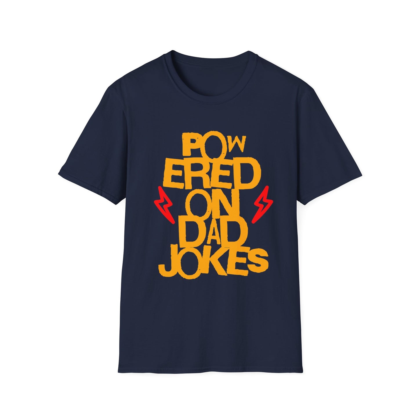 Powered on Dad Jokes T-Shirt